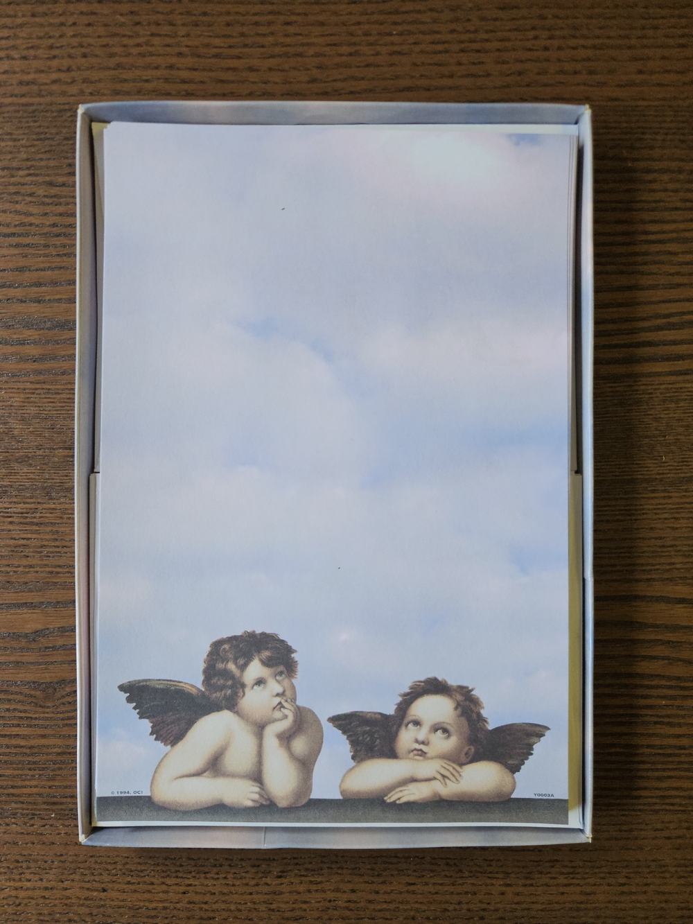 Vintage 1994 Putti Cherub Angel Stationery Set 19 Envelopes 40 Letter Sheets